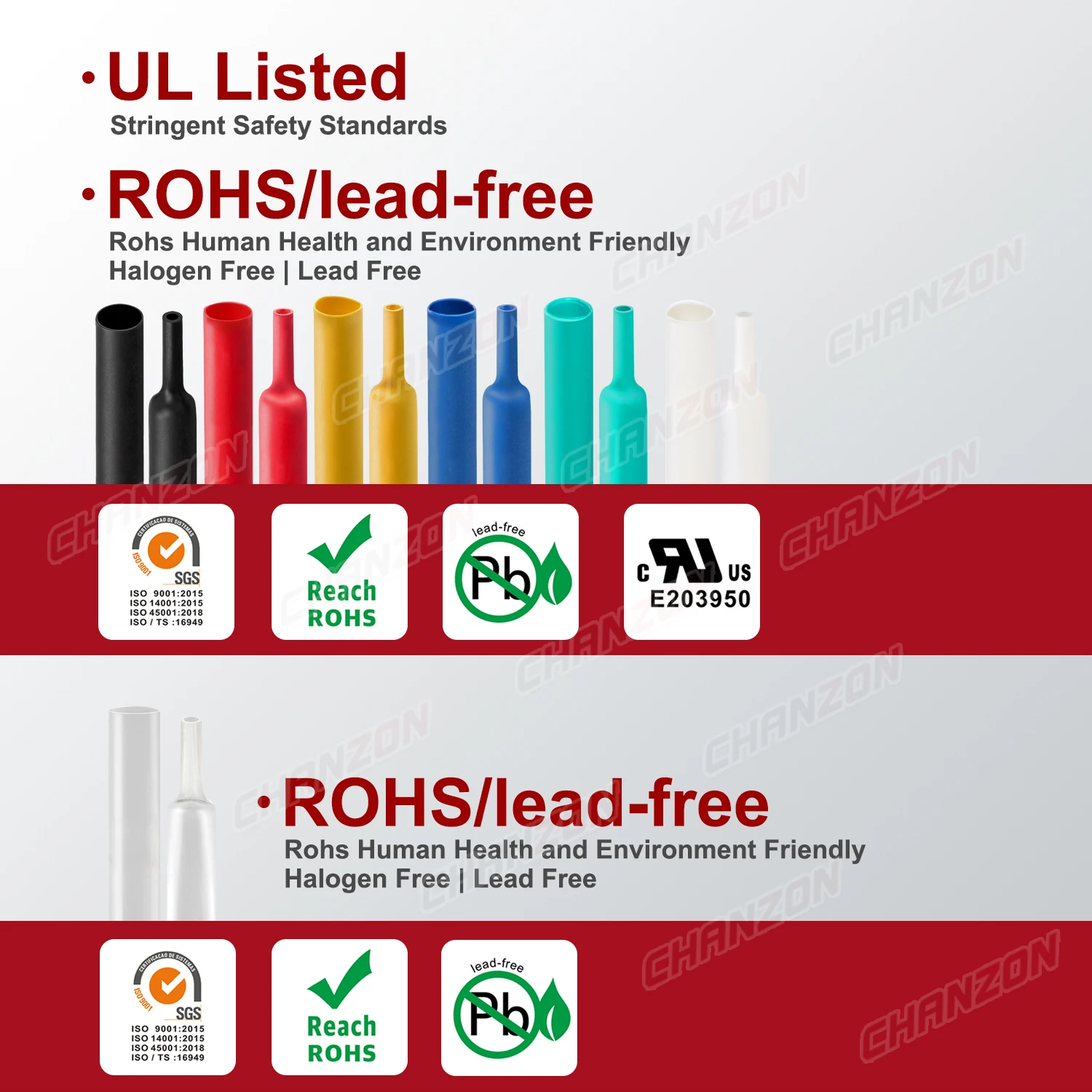 Heat Shrink Tubing 2:1 3:1 4:1 6 Multi Color Heat Shrink Tube Kit Polyolefin Wrap Insulation Cable Marine Grade Heat-shrink Pipe Assorted for Wires
