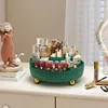 Capacity 360-degree Skincare Product Shelf Dresser Simple Rotating Cosmetics Storage Box Desktop Largestorage Tray 4