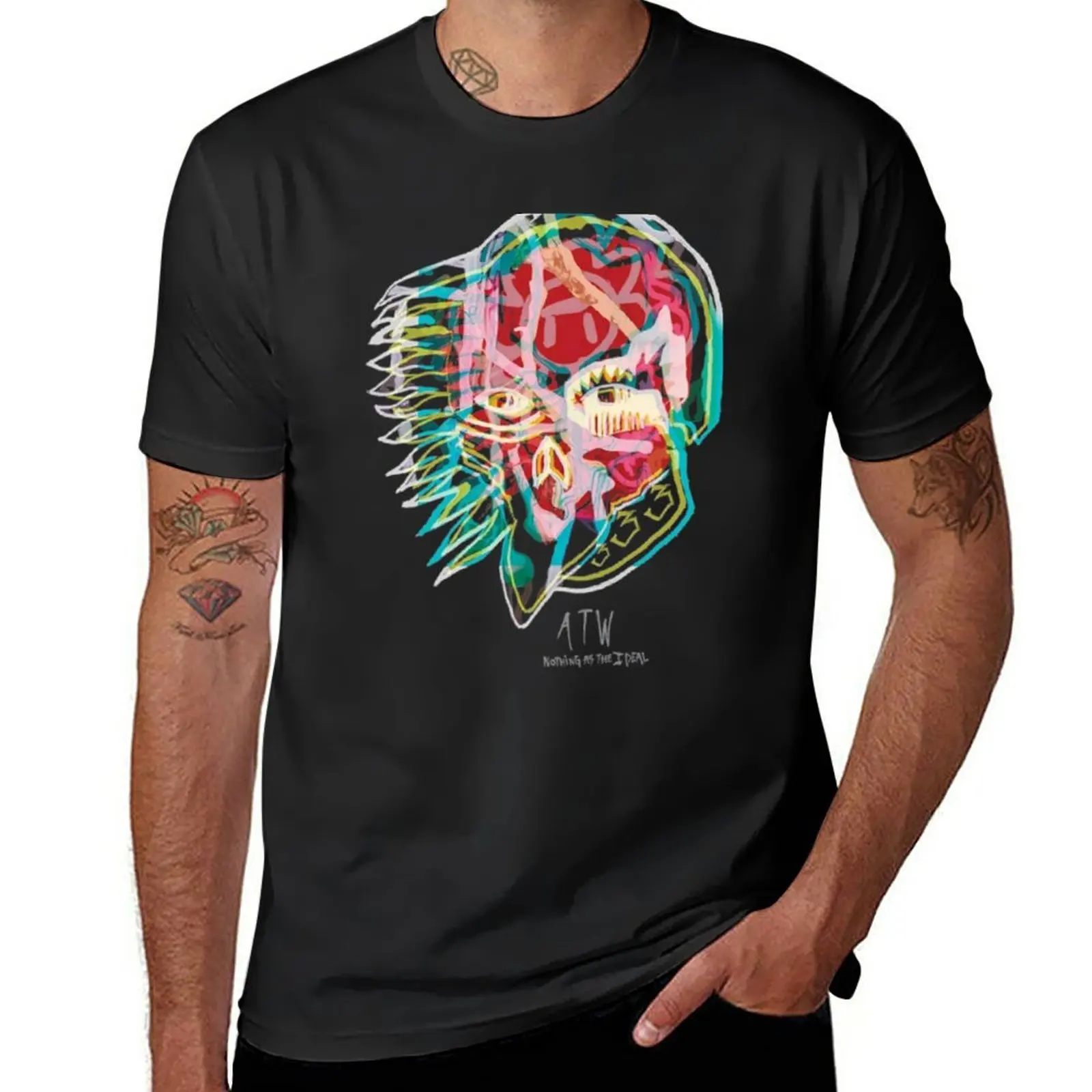 

New ALL THEM WITCHES T-Shirt kawaii clothes summer tops Short sleeve tee summer clothes heavy weight t shirts for men