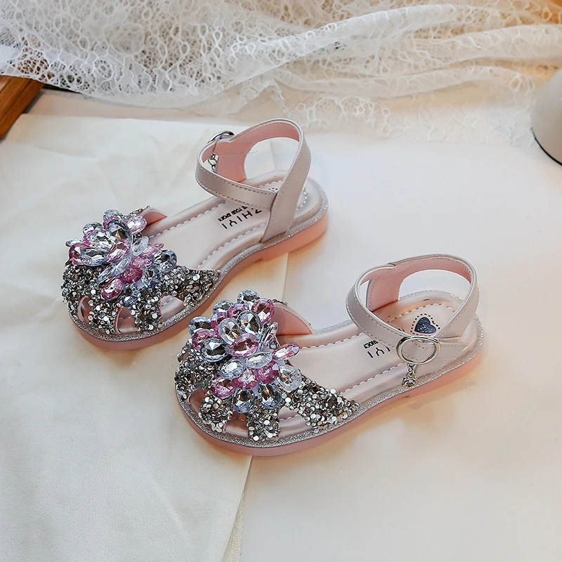 Girls Soft Bottom Princess Sandals Summer Party Shoes