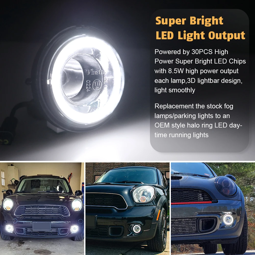 送料無料 ミニ MINI R55 R56 R57 R58 R59 R60 LEDデイライト
