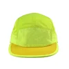 Custom Logo Fluorescent Baseball Caps For Men Women Quick Dry Flat Brim 5 Panel Snapback Hats Adjustable Hip Hop Skateboard Cap 3