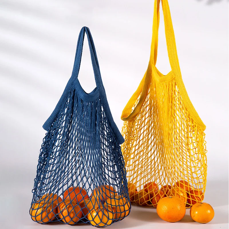 Eco-Friendly Reusable Cotton Mesh Grocery Bags