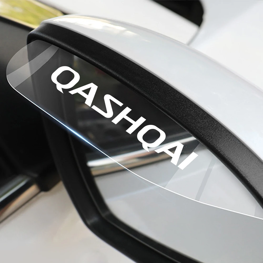 2Pcs Car Rearview Mirror Rain Eyebrow Nissan Qashqai j10 2011-2014 J11 Rainproof Car Accessories Tools