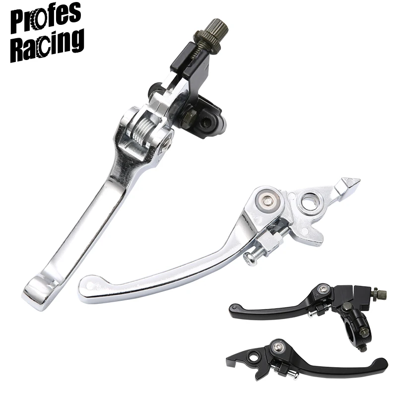 

Folding Aluminum Clutch Brake Lever For TTR SSR Xmotos Apollo 50cc 110cc 125cc 200cc 125 Pit Dirt Bike 22mm 7/8" Handlebar