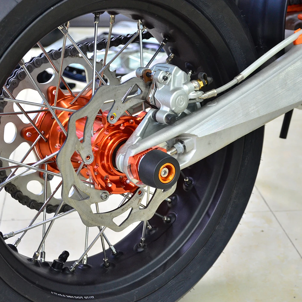 NICECNC KTM EXC 300 EXCF 350 EXC 450 XCW 300 XCFW 450 TPI 식스 데이즈 2017-2023 20/22mm 앞뒤 휠 액슬 슬라이더 크래시 패드