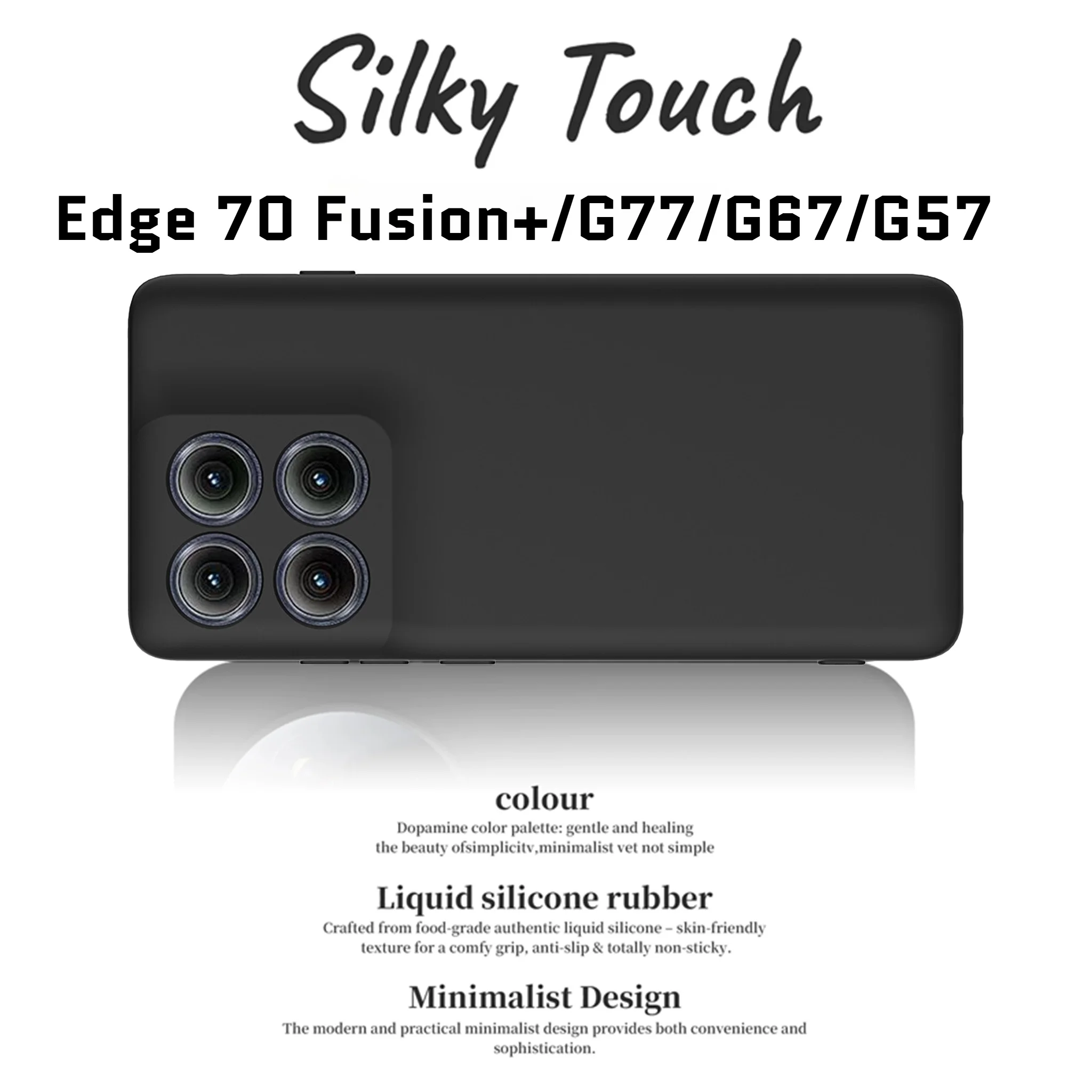 Premium Liquid Silicone Protective Case - Sleek & Durable Design