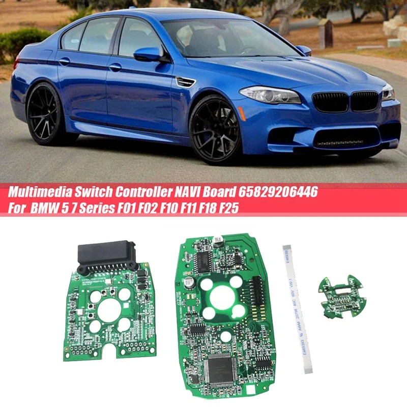 

4Pcs/Set Drive Multimedia Switch Controller NAVI Board 65829206446 For BMW 5 7 Series F01 F02 F10 F11 F18 F25 Spare Parts Parts