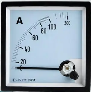 

AC 1A 2A 3A 5A 10A 15A 20A 30A 50A 150/5A Measuring Range Panel Mounting Ammeter Ampere Meter CP-96 96mm x 96mm