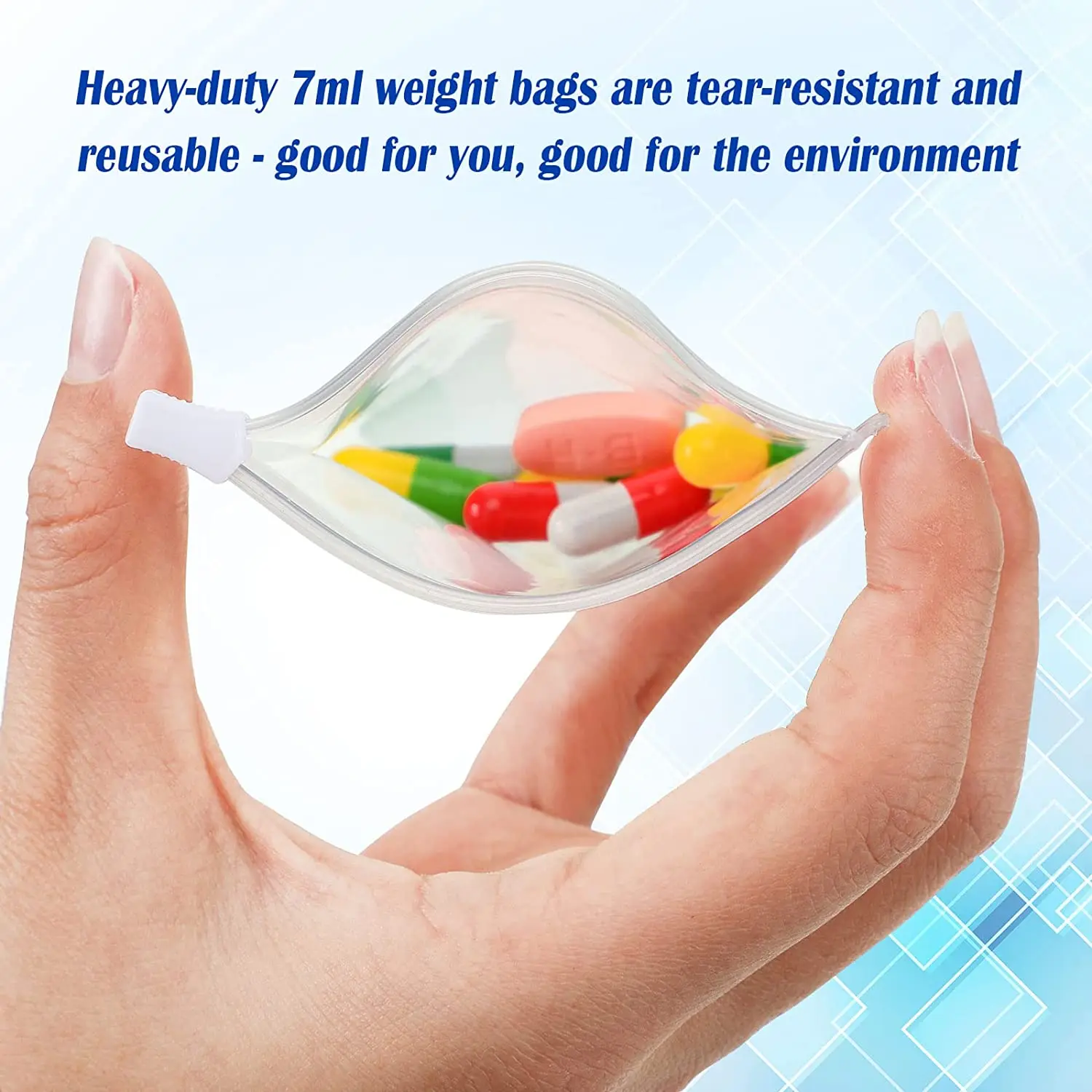 Pill Pouch Bags Zippered Pill Pouch Reusable Pill Baggies Clear Plastic Pill  Bags Self Sealing Travel Medicine Organizer Storage - AliExpress