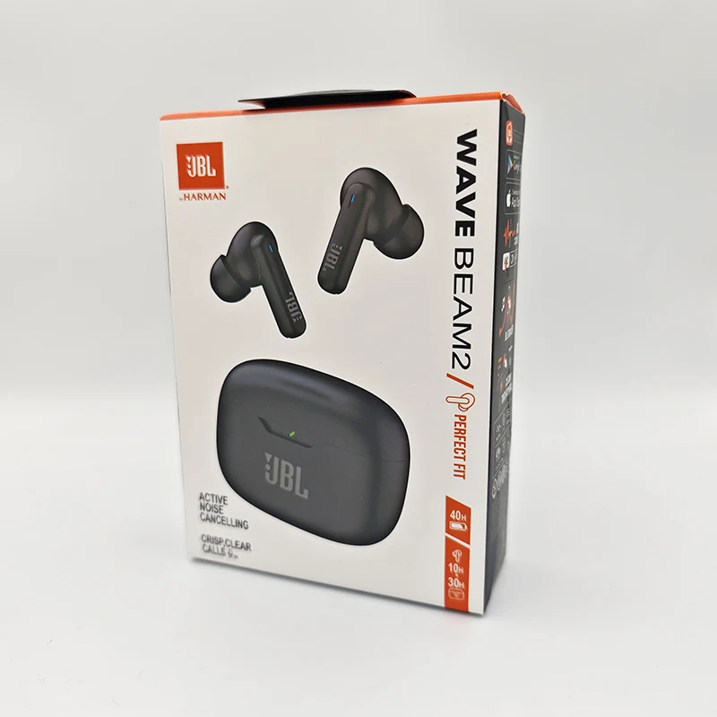 JBL Wave Beam2 TWS Cuffie Bluetooth senza fili Cuffie da gioco musicali W300 Auricolari sportivi da corsa con JBL Wave Beam2