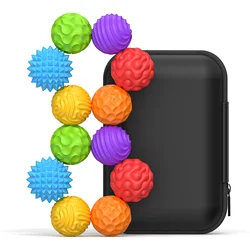Calming Magnetic Sensory Balls for Stress Relief and Relaxation (Multicolour - 12pcs)