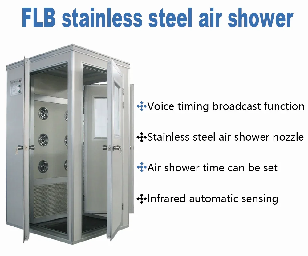 

Оборудование для чистых комнат, надувной душ из нержавеющей стали на заказ