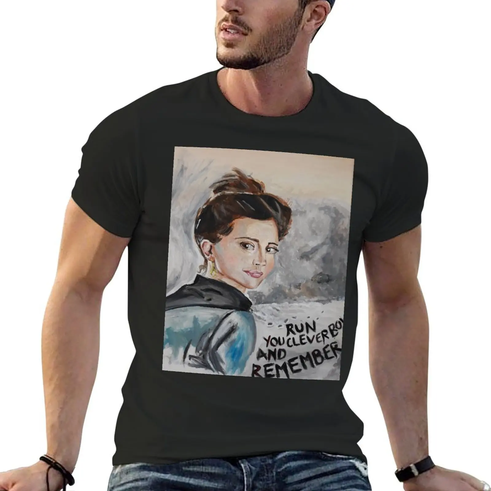 

Clara Who T-Shirt boys animal print blacks mens graphic t-shirts anime