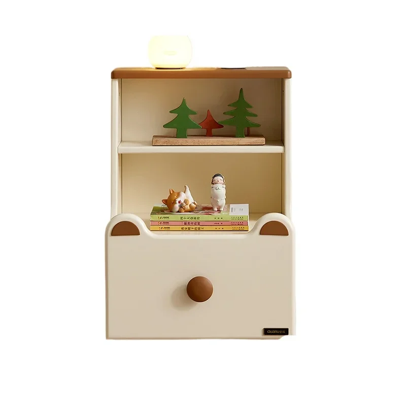 Children's bedside table Bedroom multi-partition storage Bedside chest of drawers