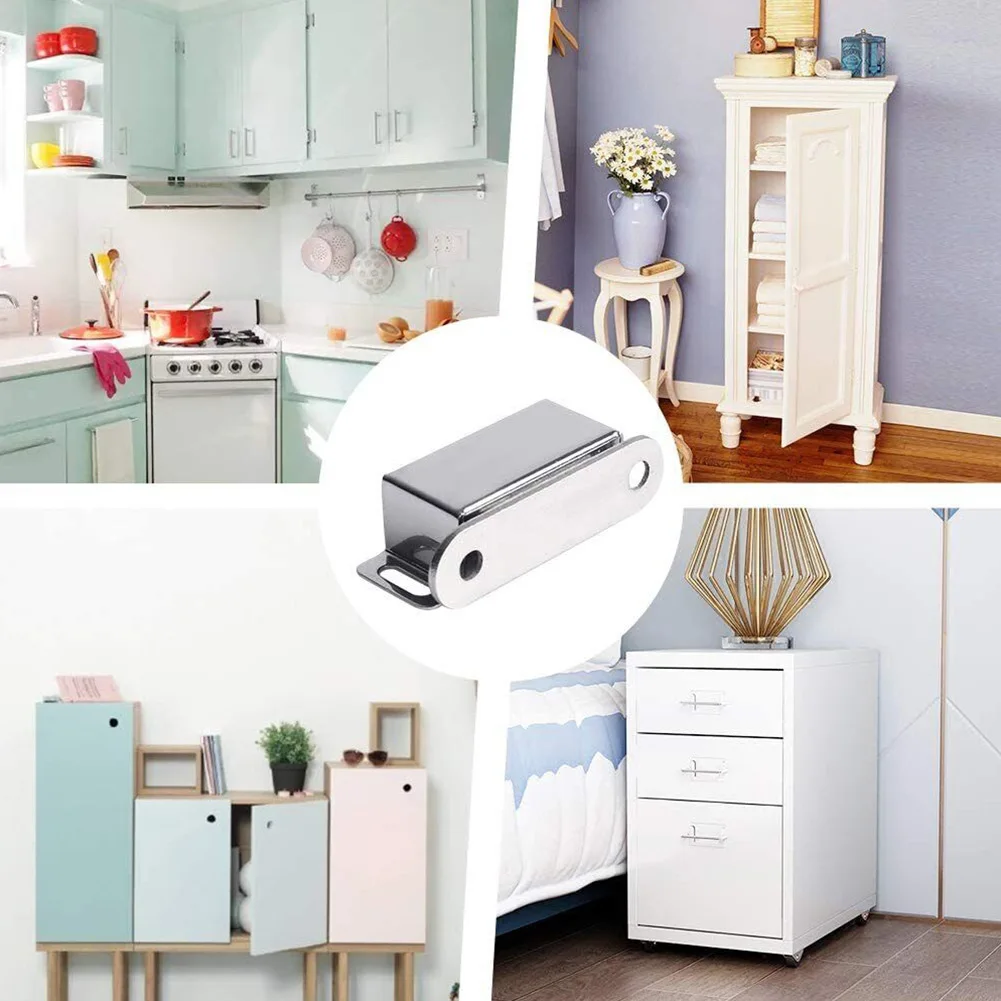 

Brand New Magnetic Catch 1 Pcs 304 Stainless Steel Heavy Duty Cupboard Heavy Duty Magnet Strength Home Improvement