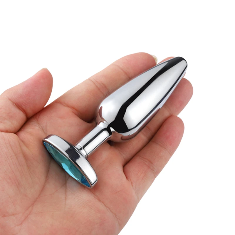 Kovový análny stimulátor prostaty, masážny prístroj na prostatu, análny kolík pre ženy a mužov, análne hračky, erotický sexuálny produkt_voghion.com