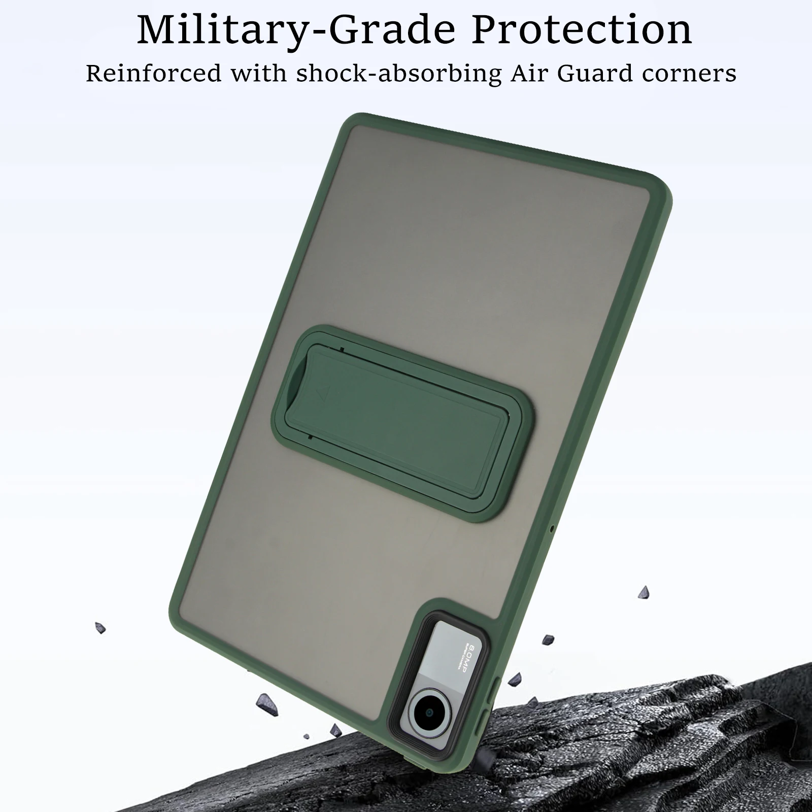 Elegant Matte Tablet Case - Durable Hard PC+TPU Protective Cover