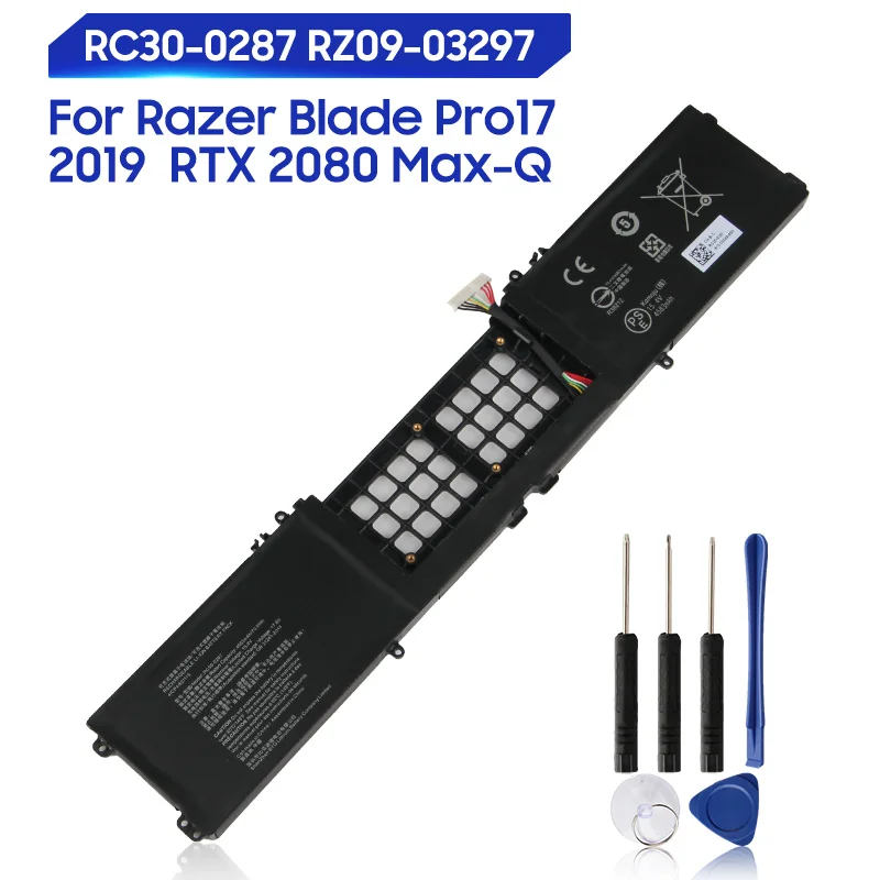 Batteria Di Ricambio Originale Per Razer Blade Pro17 2019 Rtx 2080 Max-Q Caricabatteria Originale 4583Mah