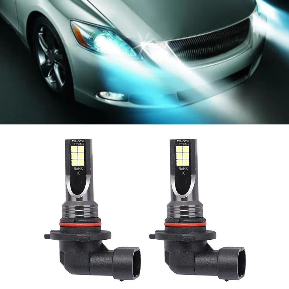 

2x For 9006/HB4/9005/HB3 LED Fog Light Bulbs DRL Lamp Super White 6000K 12V 180W High Power Car Lights Die-Casting Aluminum