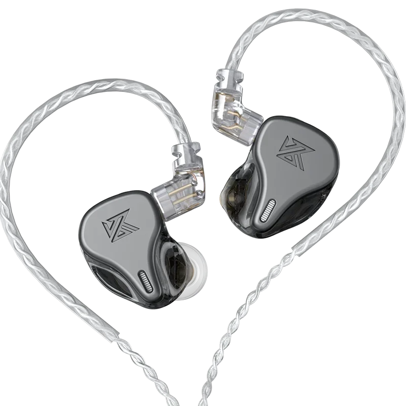 Внутриканальные наушники KZ DQ6 3DD, HiFi, с глубокими басами, корпус из цинкового сплава, съемный 2-контактный кабель 0,75 мм