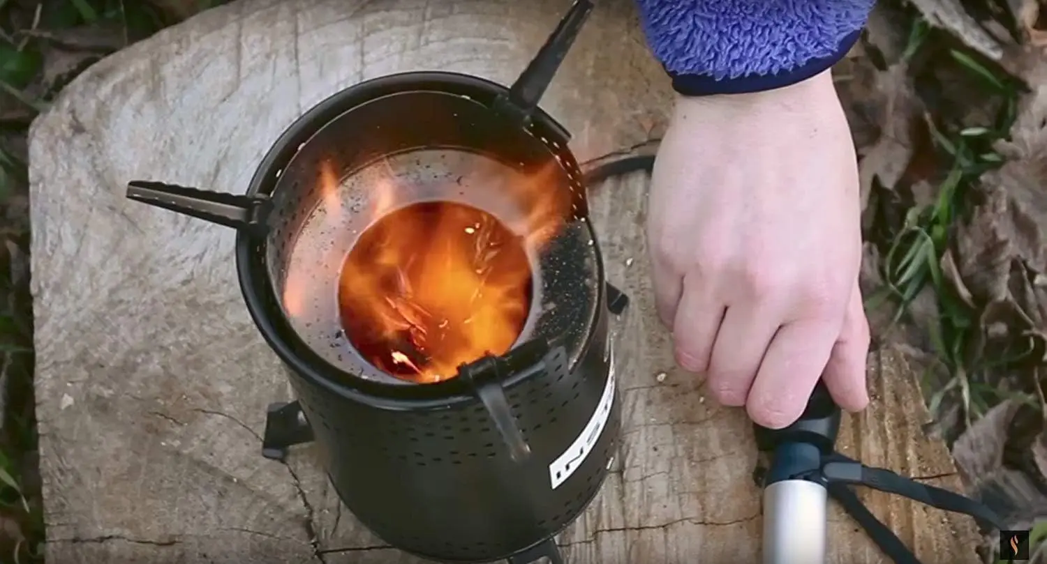 Outdoor Biomass Stove (Compact, Camping, Off-Grid, Emergency) by InstaFire  - AliExpress