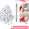 100pcs Nail Art Sponge Set Manicure DIY Creative Nail Sponge Gripper Tool  Sponge Gradient Nail Art Tools Manicure Accessories 2