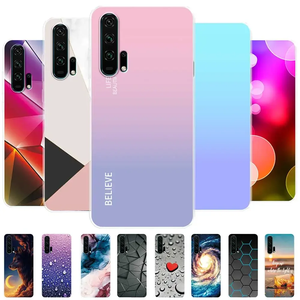 Premium Clear Soft Silicone Phone Case – Elegant Protection for Huawei Honor 20 Series