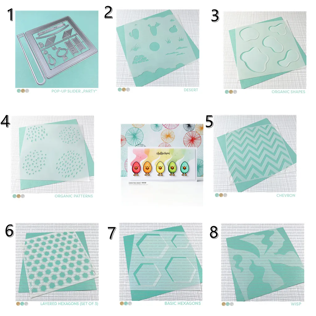 

New Craft Stencil Metal Cutting Dies Pop-Up Slider Cut Die Mold Scrapbook Paper Craft Knife Decoration Blade Punch Template 2022