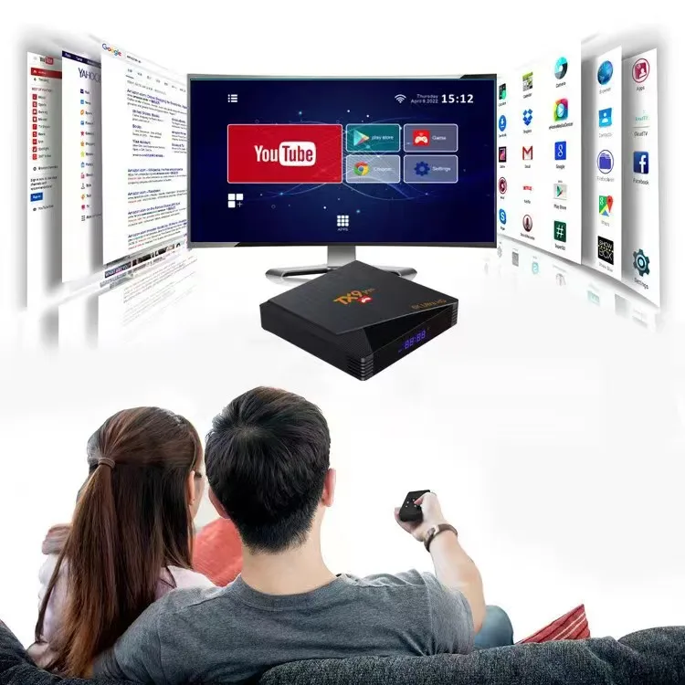 TX9 Pro Android 10.0 Set Top Box 4K HD Dual Brand 2.4G 5.8G WiFi Media Player AIIwinner H313 Smart TV Box With 10000 Games