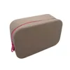 Portable Waterproof Silicone Cosmetic Bag Soft Stationery Storage Bag Zipper Pouch 4