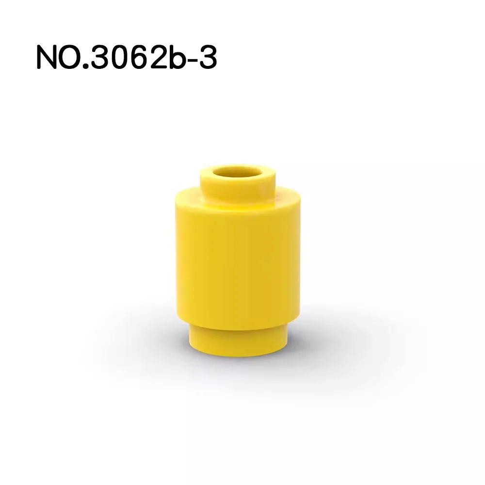 20 Stück MOC Teile 3062 Ziegel rund 1 x 1 offener Bolzen kompatible Steine DIY Assmble Bausteine Partikel Kind Gehirn Spielzeug Geschenk – Detail 4