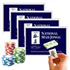 Mahjong Cards 2024 Large Print 4 Pcs Mah Jongg Card Set 2024 Mahjong Scorecard New 2024 Mahjong Scorecard With Official Standard 1