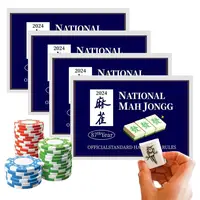 Mahjong Cards 2024 Large Print 4 Pcs Mah Jongg Card Set 2024 Mahjong Scorecard New 2024 Mahjong Scorecard With Official Standard 1