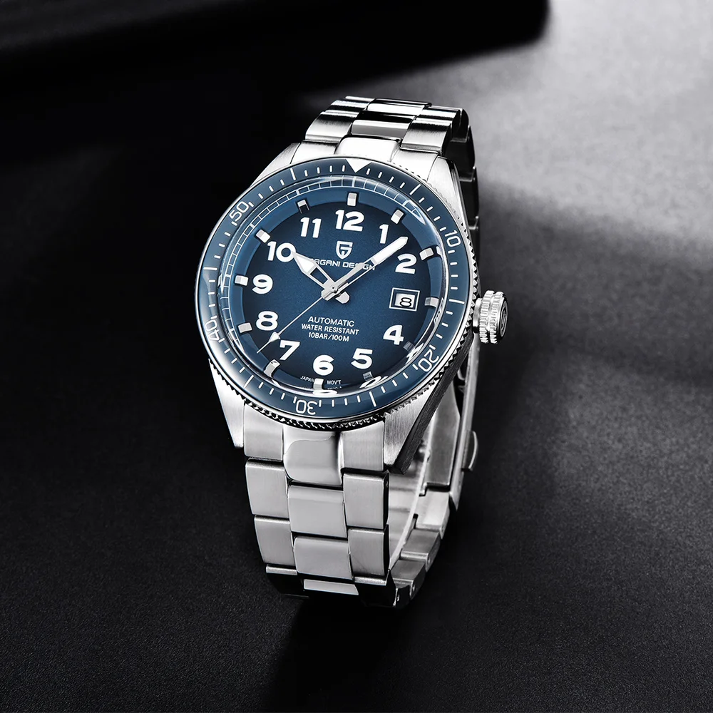 Top Luxury Automatic Mechanical Men Watch Waterproof Calendar Nightlight Business Minimalist Watch For Men Relogios Masculino