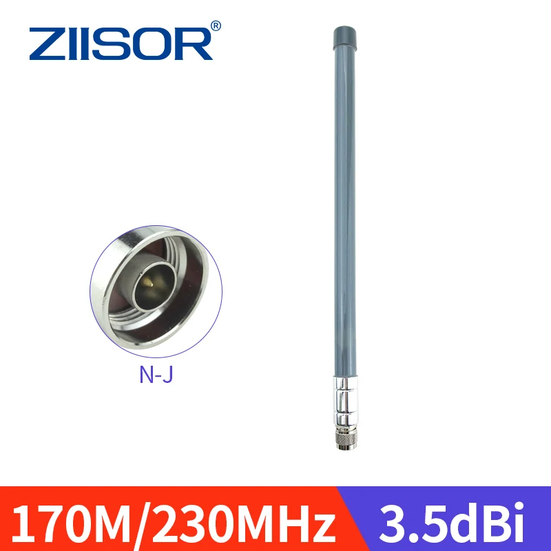 170MHz 안테나용 유리섬유(230MHz 안테나용) 3.5dBi N형 수 커넥터 재고 있음