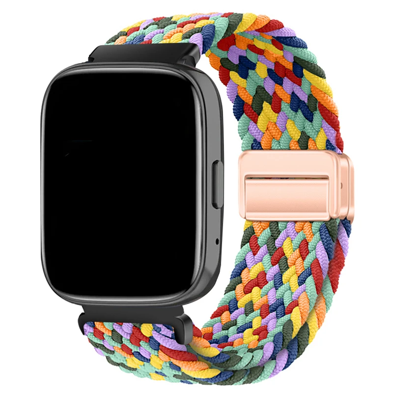 Braided Nylon Solo Loop Band with Magnetic Buckle