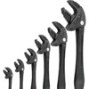 Heavy-Duty Industrial Crab Claw Wrench - Quick-Adaptive Ratchet, Wide Jaw Adjustable Tool for Automotive Repair, Plumbing