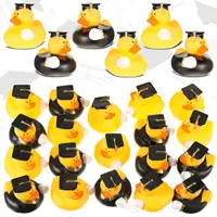 24/48Pcs Graduation Rubber Ducks Graduation Gifts Duck Bulk Graduation Party Favors Decoration Classroom Tassel Cap 1
