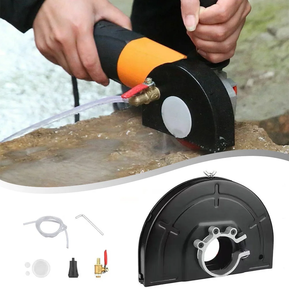 Angle Grinder Shield Set Water Cutting Machine Base Safety Cover Kit 240mm Angle Grinder Shield Set Water Cutting Tools shield electric grinding safety protecting cover mini drill holder power tools 3000 4000 engraving for protective cover