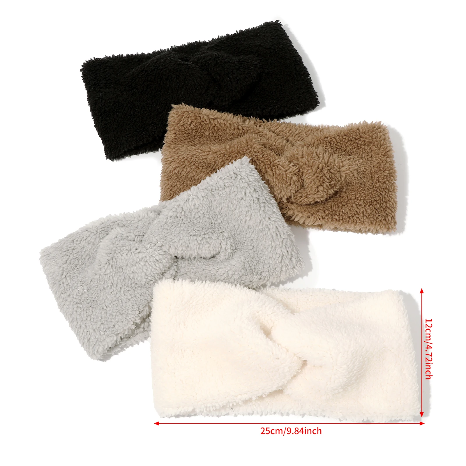 1pc Knitted Knot Cross Headband for Women Autumn Winter Elastic Hair Bands Ladies Hair Accessories Headwear Fashion Hairbands