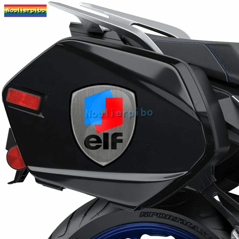 3D 스테레오 에폭시 돔 유연한 자동차 스티커 레이싱 오일 로고 ELF PVC 자동차 오토바이 헬멧 사무용품 노트북 비닐 데칼