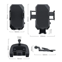 Car Holder CD Slot Bracket Universal Adjustable Support 360° Rotation Mobile Phone Stand for IPhone Xiaomi Samsung GPS 6