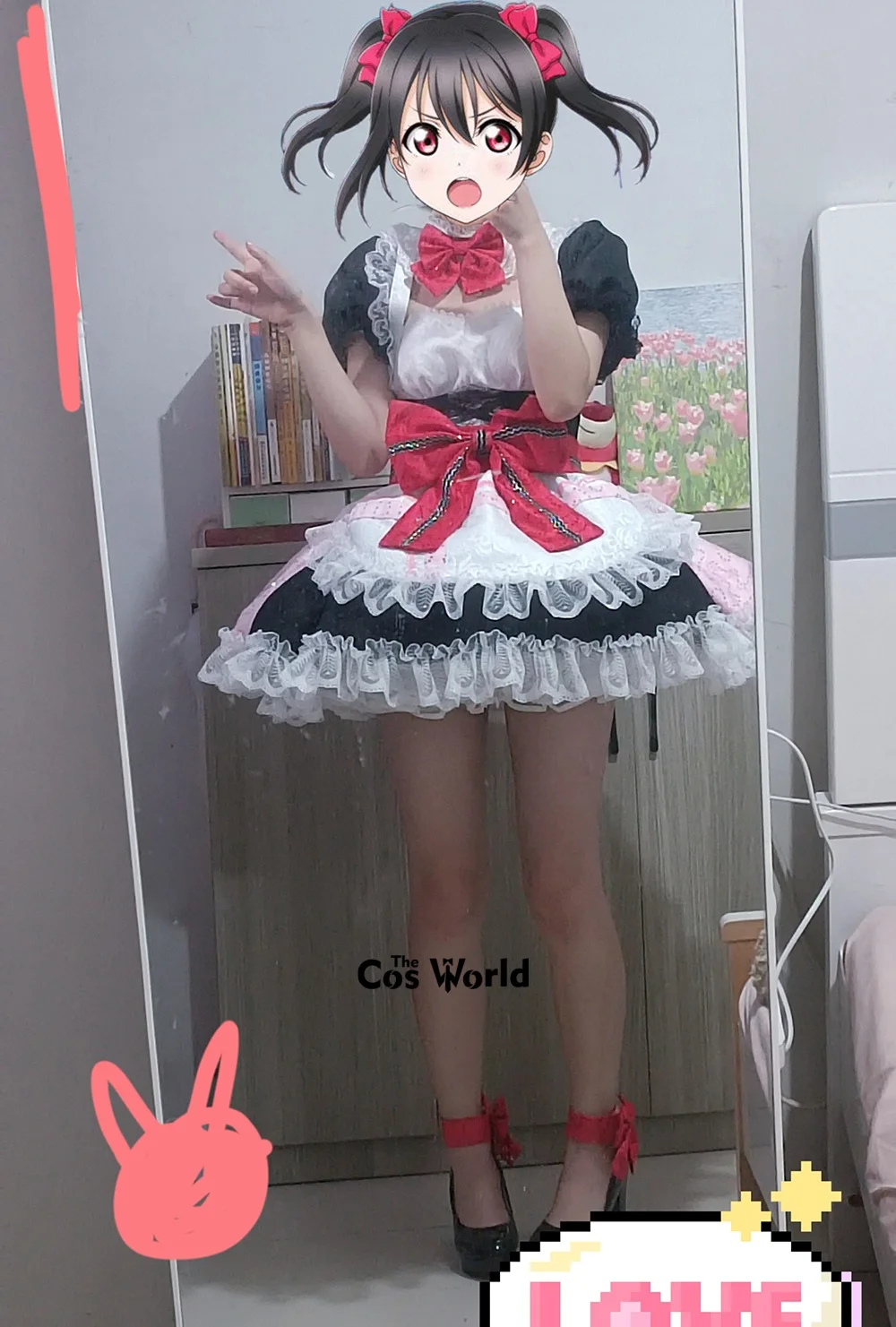 Love Live Mogyutto love de Sekkin Chuu 9 Characters Anime Cosplay Costumes 35