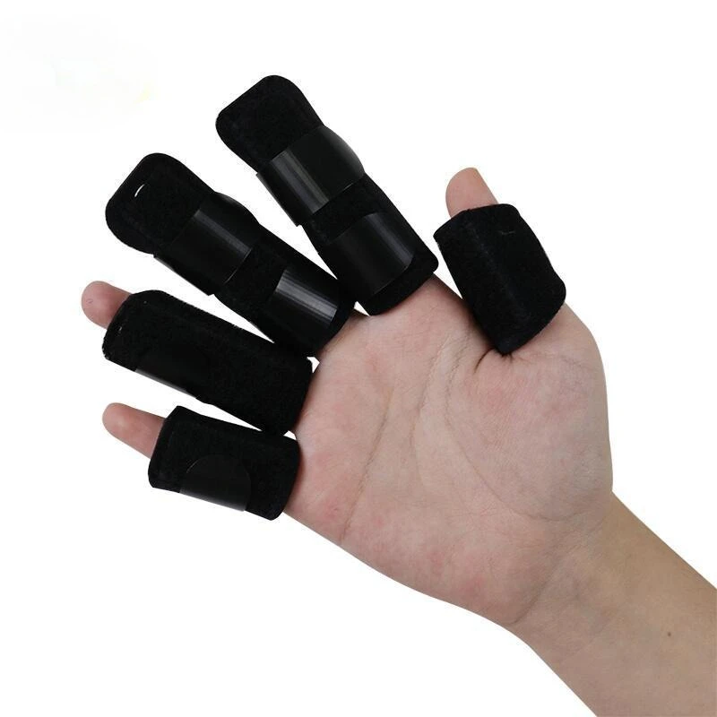 5pcs Finger Gloves Set Sports Protective Gear Finger Fixation For Men&Women For Broken Fingers/Straightening Finger/Knuckle