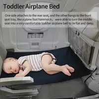 Kids Airplane Footrest Airplane Kids Bed Travel Airplane Seat Extender Leg Rest for Kids Baby Pedals Foot Rest Hammock 6