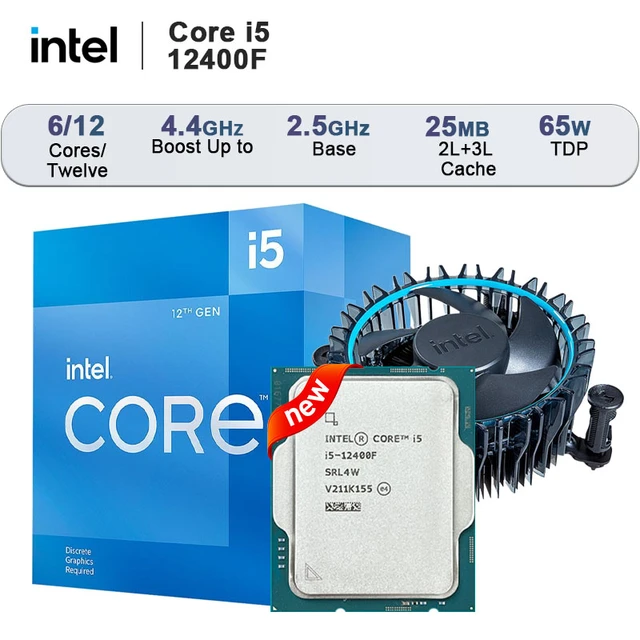 Intel Core i5-12400F (2.5 GHz) - Processeur - Top Achat