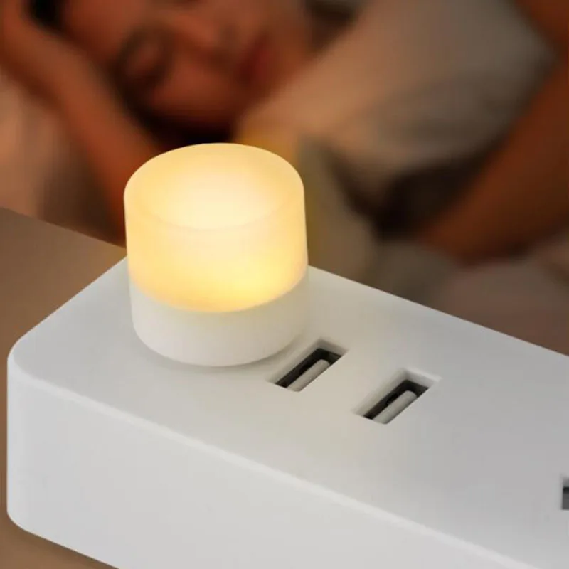 Small 5V USB port Book reading Lights Pocket Mini LED Night Light bulb Lamp for camping Powerbank Charging Round Eye Protection led light night light book light mini night light mini led light