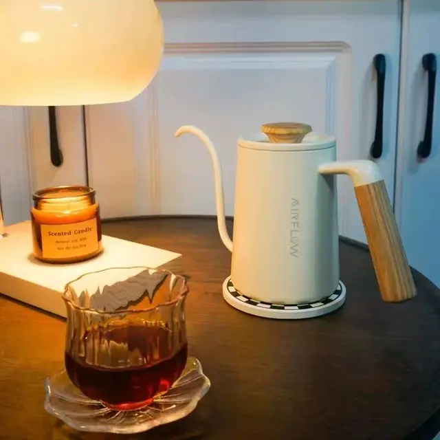 AIRFLOW Hand-brewed Coffee Pot Gooseneck Pot Coffee Dripper Coffeeware Teaware for Outdoor Camping Coffee Accessories 300/600ml