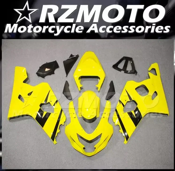 

4Gifts New ABS Injection Fairings Kit Fit For Suzuki R 600 750 K4 K5 2004 2005 Bodywork Set Custom Yellow